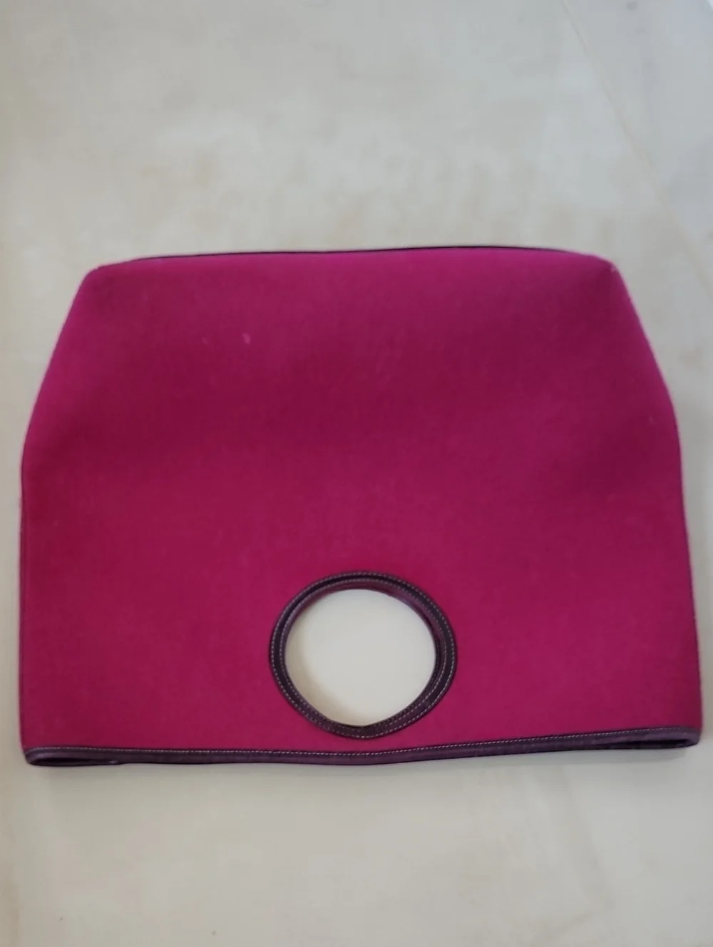 Kate Spade Fucshia Pink Satchel Tote With Pouch